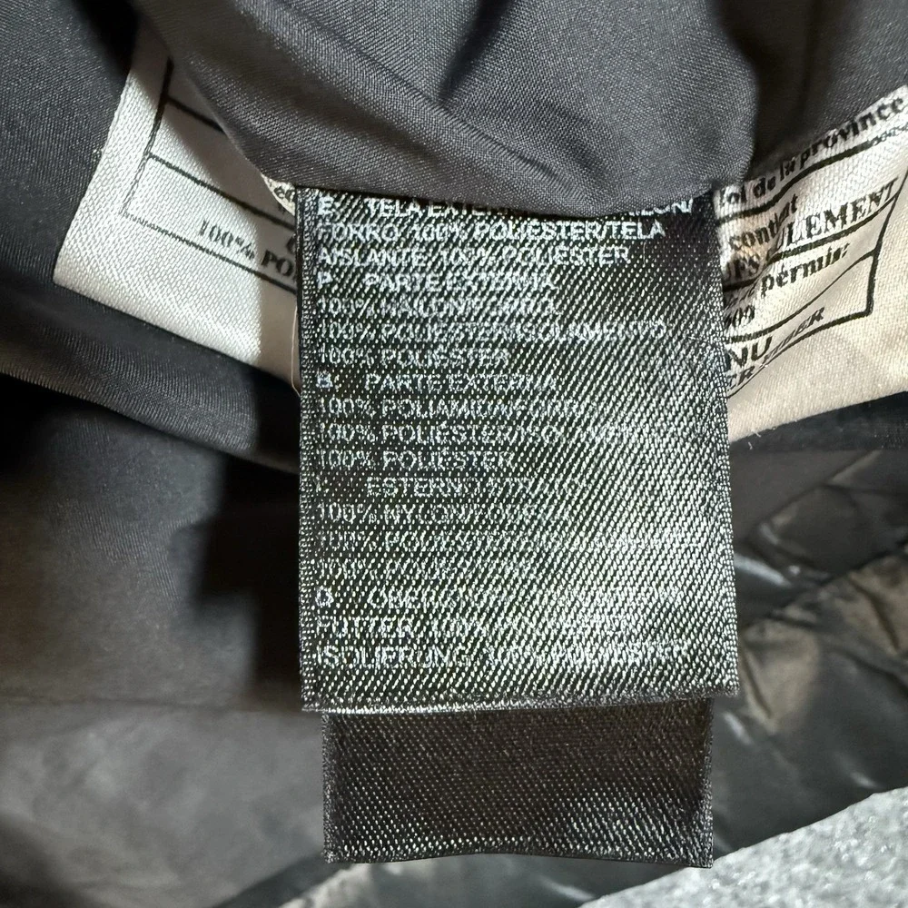 The North Face Mack Moto Jacket Mens 2XL Black Motorcycle Nylon Quilted Outdoor